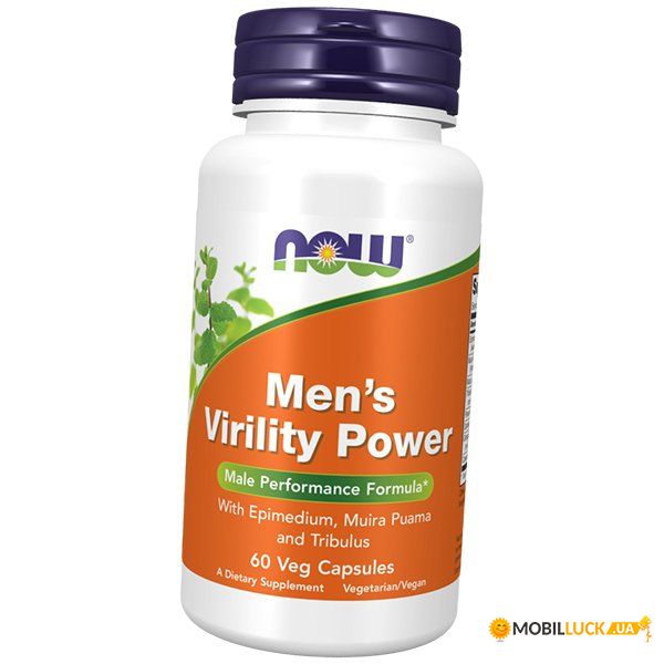 ³   Now Foods Mens Virility Power 60 vcaps