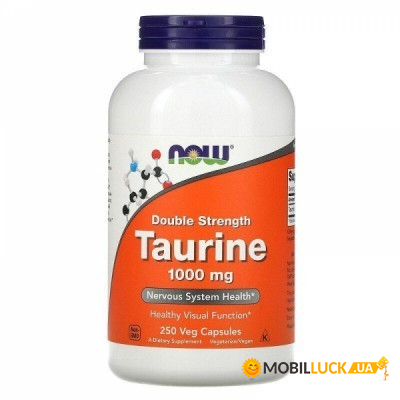  Now Foods (Double Strength Taurine) 1000  250  (NOW-00143)