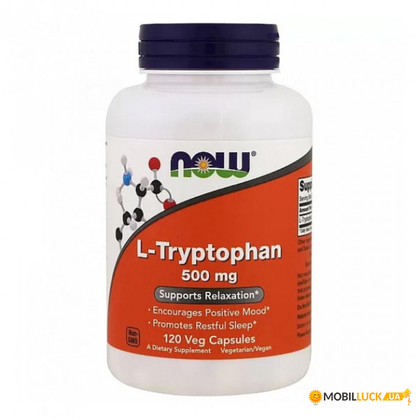  Now Foods (L-Tryptophan) 500  120  (NOW-00167)