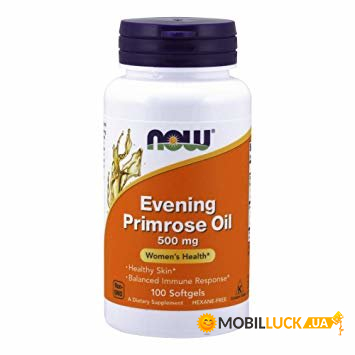    Now Foods (Evening Primrose Oil) 500  100  (NOW-01750)