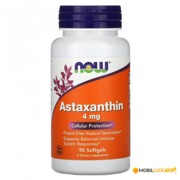  Now Foods (Astaxanthin) 4  90  