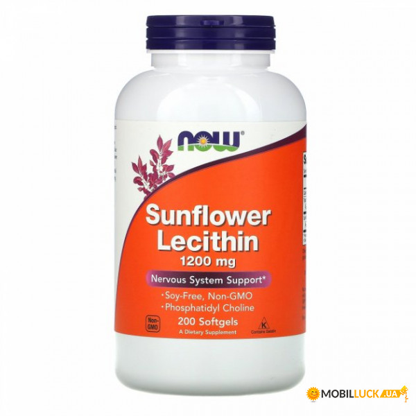  Now Foods (Sunflower Lecithin) 1200  200  