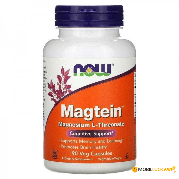  L- Now Foods (Magnesium) 90   (NOW-02390)