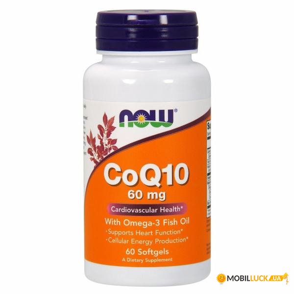  Q10    -3 Now Foods (CoQ10 with Omega-3) 60  