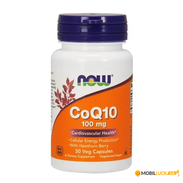  Q10 Now Foods (Coenzyme Q10) 100  30  (NOW-03210)