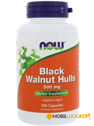   Now Foods (Black Walnut Hulls) 500  100 