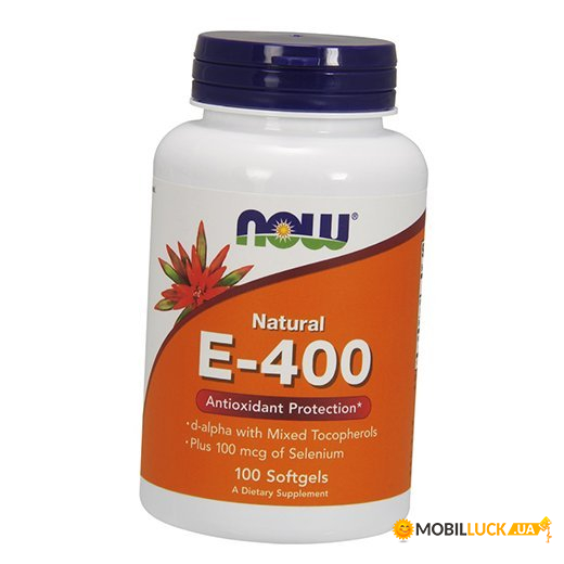 ³ Now Foods Natural E-400 Selenium 100  (36128404)