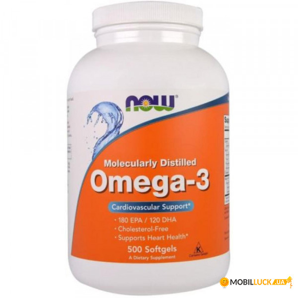  Now Foods Omega 3 1000mg 500 Sgels