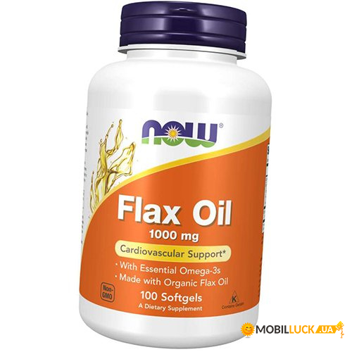  Now Foods Flax Oil 1000 100 (67128005)