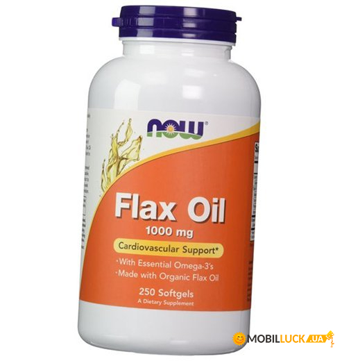  Now Foods Flax Oil 1000 250 (67128005)