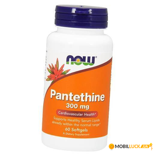 ³ Now Foods Pantethine 300 mg 60 softgels