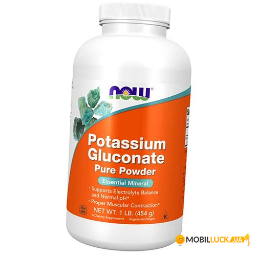   Now Foods Potassium Gluconate Powder 454 (36128421)