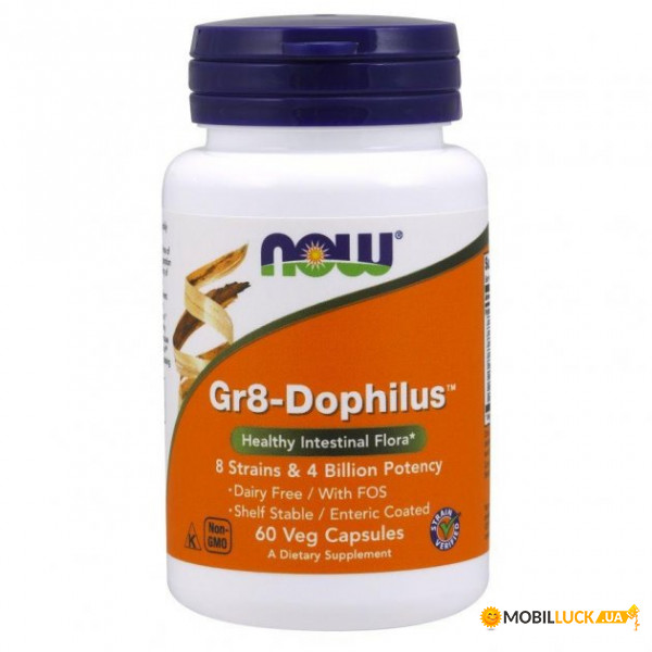  Now Foods Gr8-Dophilus - 60 vcaps