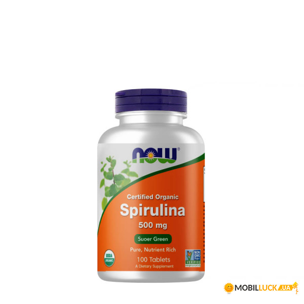    Now Foods Spirulina 500 mg 100  (CN4516)