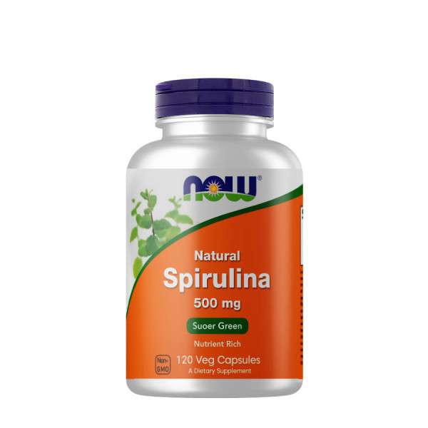    Now Foods Spirulina 500 mg Natural 120  