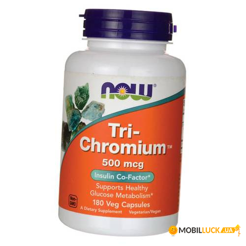  Now Foods Tri-Chromium 500 180 (36128198)