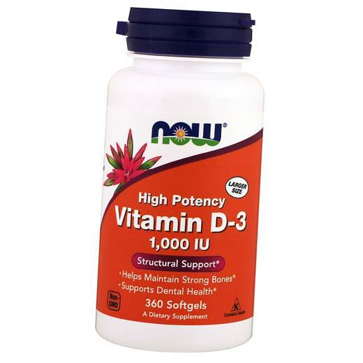  Now Foods Vitamin D-3 1000 360 (36128047)