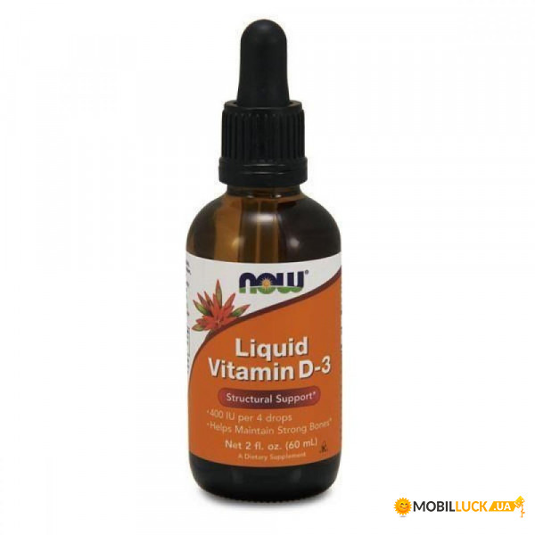 ³ Now Foods Vitamin D3-400 IU Liquid 60ml