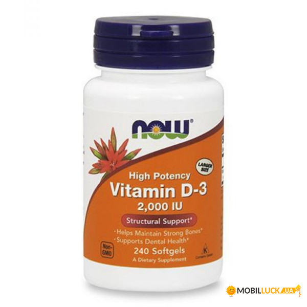 ³ Now Foods Vitamin D32000 IU 240softgels