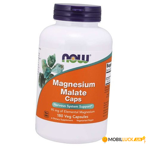  Now Foods Magnesium Malate Caps 180 (36128415)