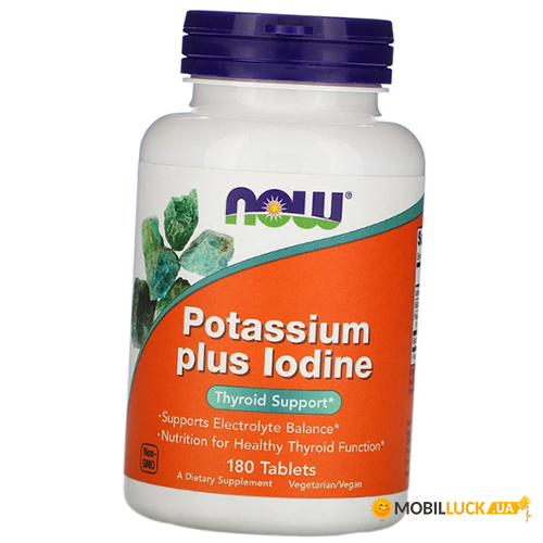  Now Foods Potassium Plus Iodine 180 (36128412)