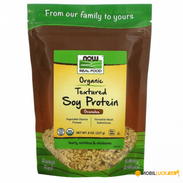       Now Foods (Organic Textured Soy Protein) 227 /̲!!! (sale_NOW-06335)