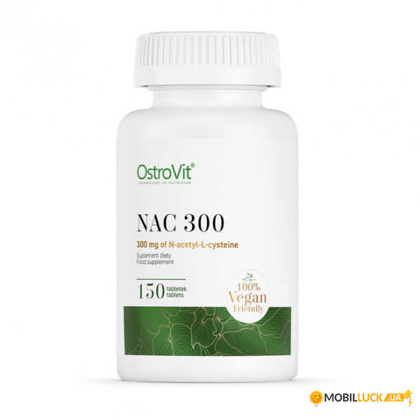  OstroVit 100 % Vegan NAC 300 mg 150 tabs