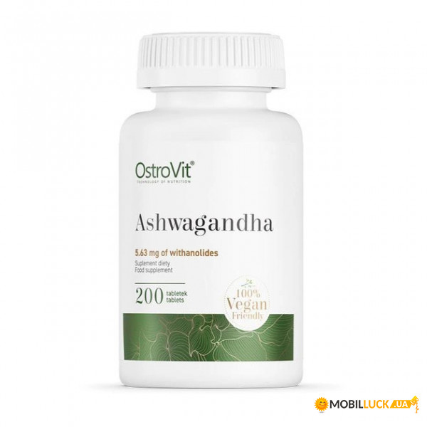  OstroVit Ashwagandha Vege 200 tabs