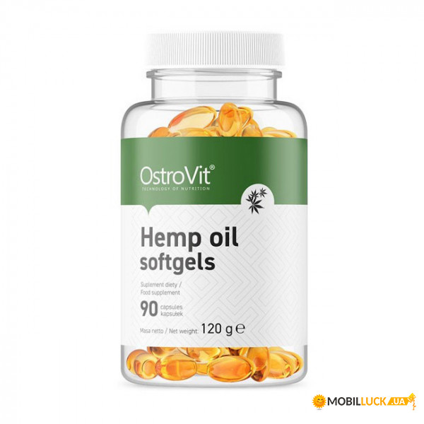  OstroVit Hemp Oil Softgels 90 caps