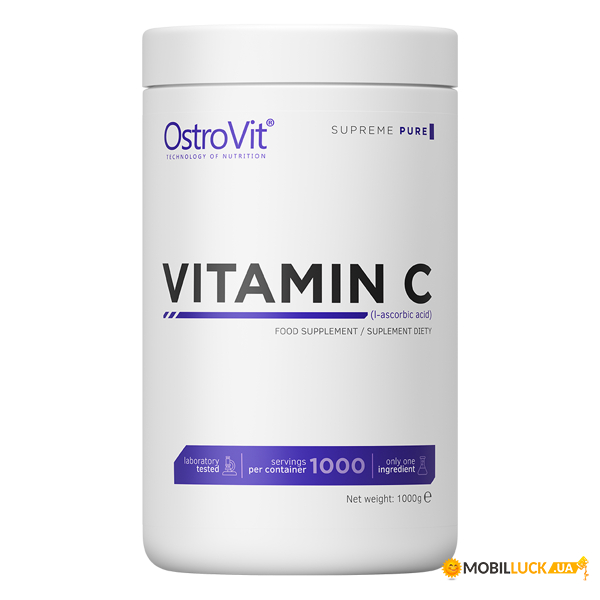 ³ OstroVit Vitamin C - 1000g Natural 100-32-6514384-20