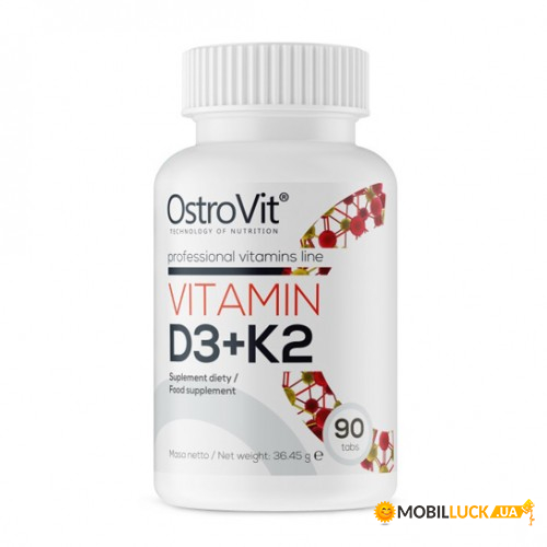    Ostrovit Vitamin D3+K2 90  (CN2007)