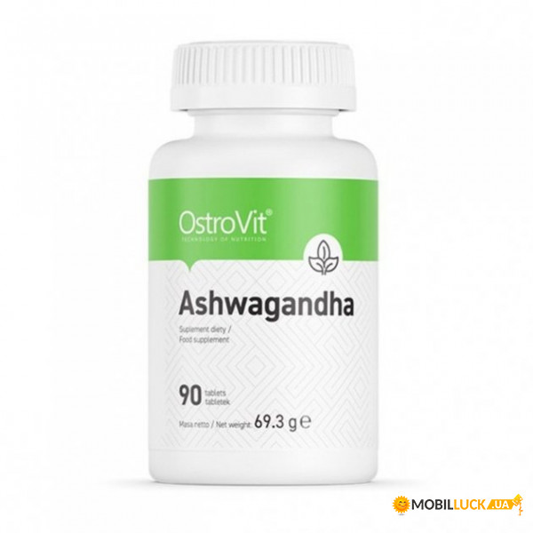 , ASHWAGANDHA, OstroVit, 90  (ost-01074)