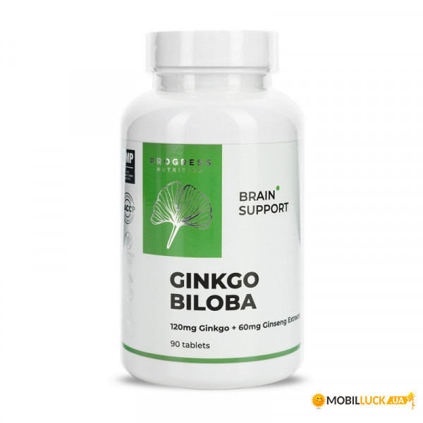  Progress Nutrition Ginkgo Biloba 120 mg 90 tab