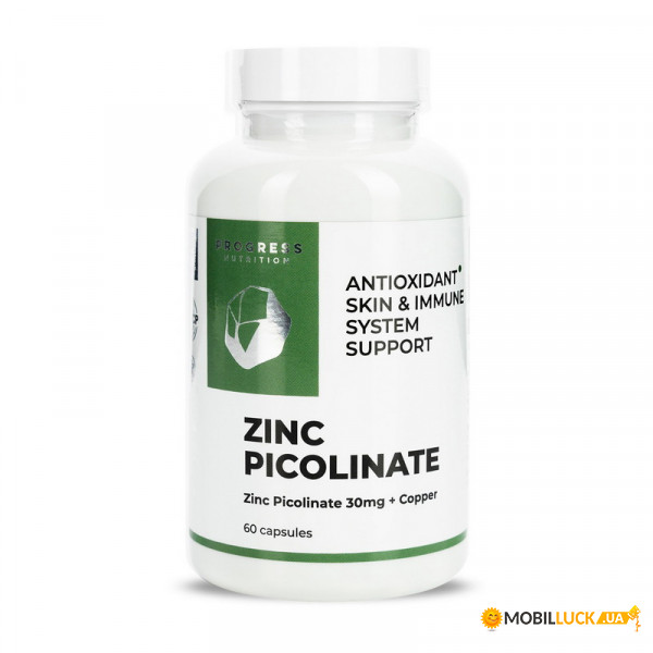  Progress Nutrition Zinc Picolinate 60 caps