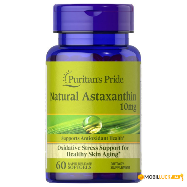 ³   Puritan's Pride Astaxanthin 10 mg 60 