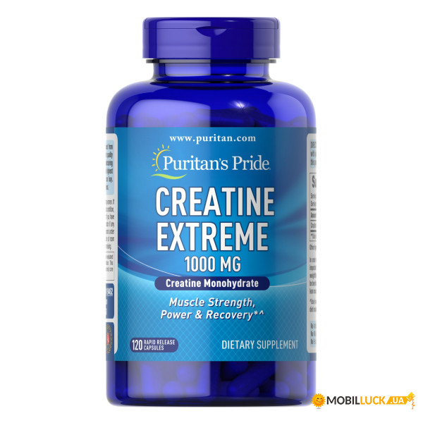  Puritan's Pride Creatine Extreme 1000  120 .