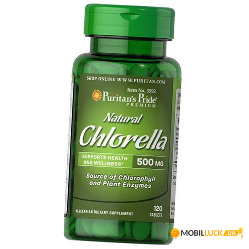   Puritans Pride Natural Chlorella 120 (71367052)