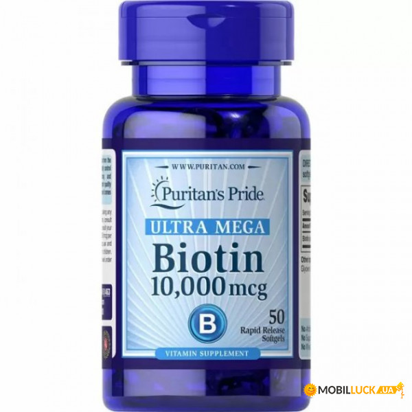 Biotin Puritans Pride () 10000  50  (PTP-51463)