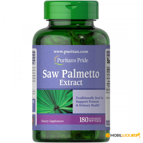    Puritan's Pride Saw Palmetto Extract 180  