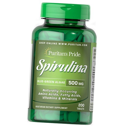  Puritan's Pride Spirulina 500 200  (71367022)