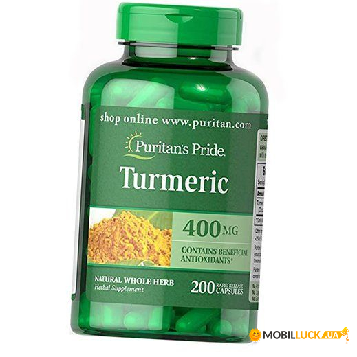    Puritans Pride Turmeric 400 200 (71367019)