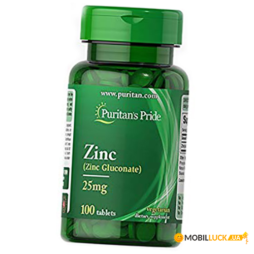  Puritan's Pride Zinc 25 100  (36367105)