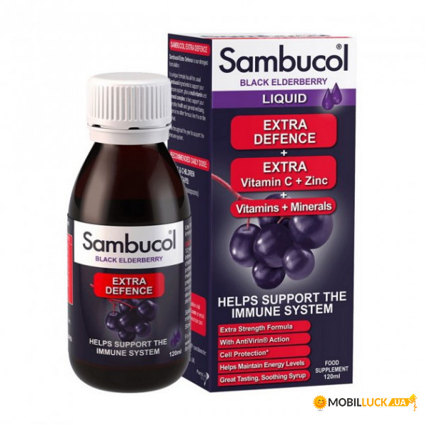  Sambucol Extra Defence Liquid 120 ml