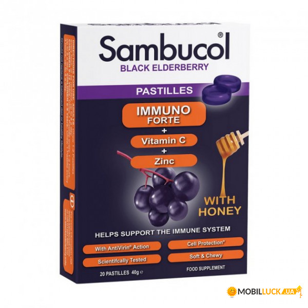  Sambucol Immuno Forte Pastilles 20 pastilles