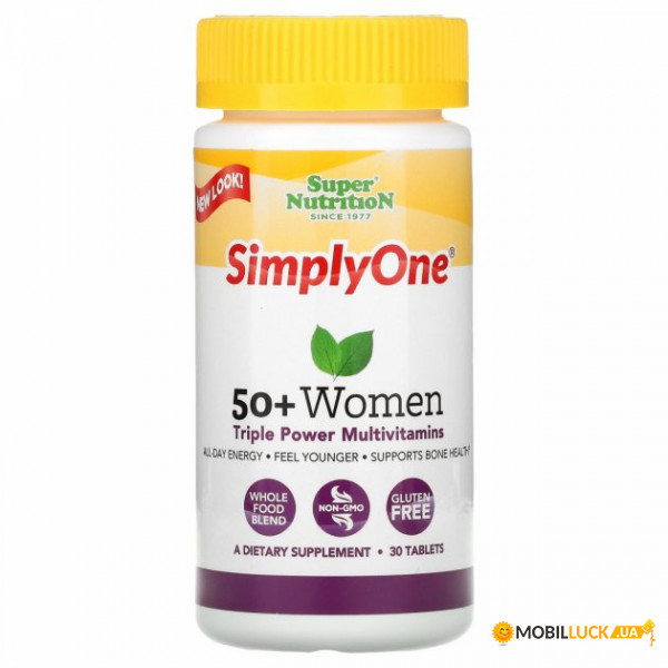     50 Super Nutrition (50 Women Triple Power Multivitamins) 30 