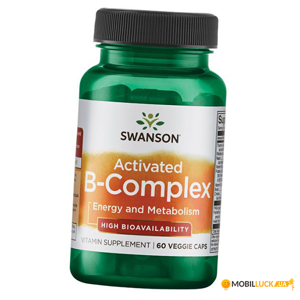  B- Swanson Activated B-Complex High Bioavailability 60 (36280078)