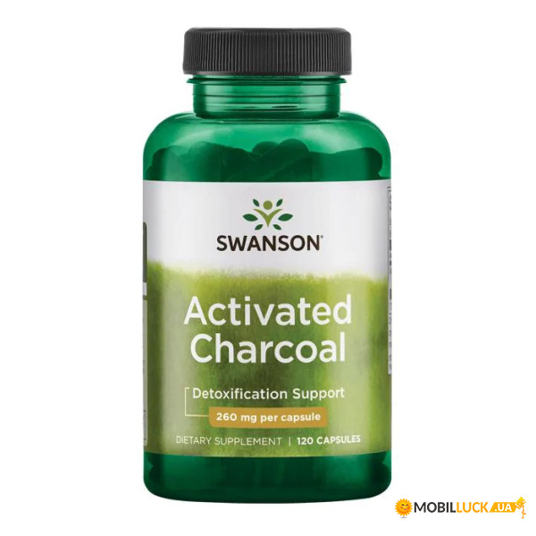   Swanson Activated Charcoal 260  120 