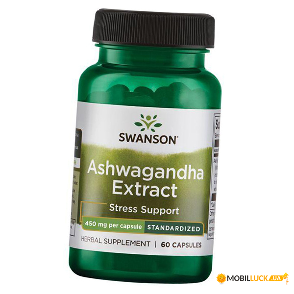    Swanson Ashwagandha Extract Standardized 60 (71280053)