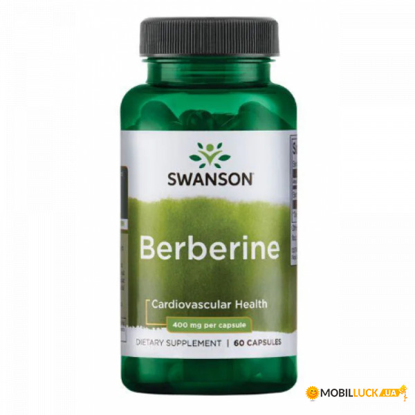  Swanson Berberine 400mg 60 