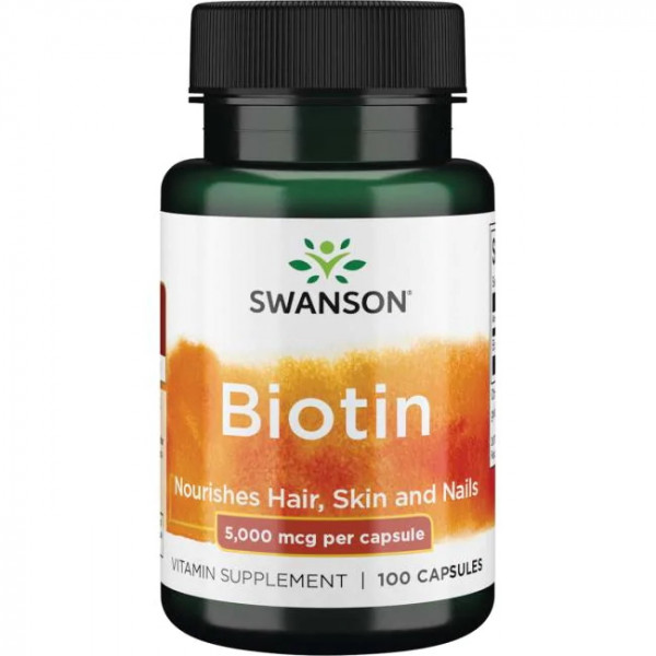 ³   Swanson Biotin 5000 mcg 100 